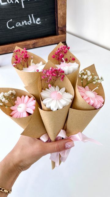 Flower Candle Bouquet