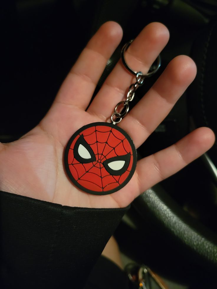 Spider Man Clay Keychain
